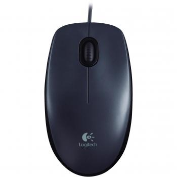 Logitech M90 Mouse USB Cablato 1000 DPI Nero