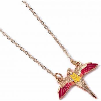 Collar con Colgante Fénix Fawkes de Harry Potter