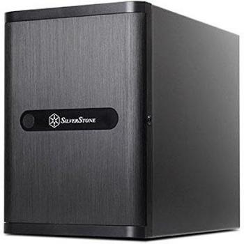 Case di stoccaggio SilverStone SST-DS380 con finestra nera per mini ITX