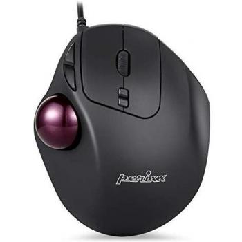 Perixx PERIMICE-517 Trackball Mouse Ergonomico con Cavo