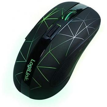 Mouse LogiLink 2,4 GHz Kabellose Optische Funkmaus, Beleuchtet, Schwarz (ID0171)