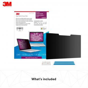 Filtro Privacy 3M per Surface Book 13,5 – Nero