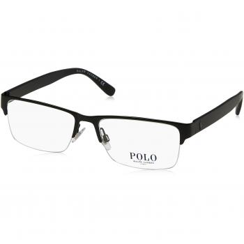 Ralph Lauren POLO 0PH1164 Monturas de Gafas, Matte Black, 56 para Hombre