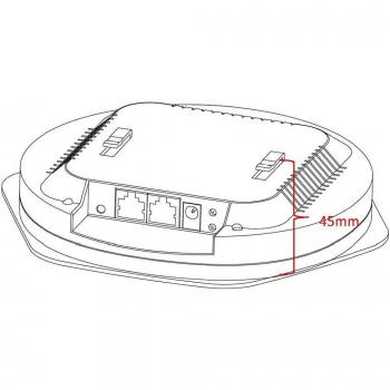 Punto di Accesso WiFi N300 PoE da Soffitto LevelOne