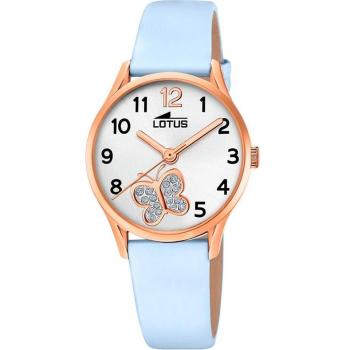 Reloj Infantil Lotus Junior Con Esfera Blanca 18407/f