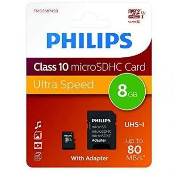 Philips MicroSDHC 8GB Classe 10 UHS-I