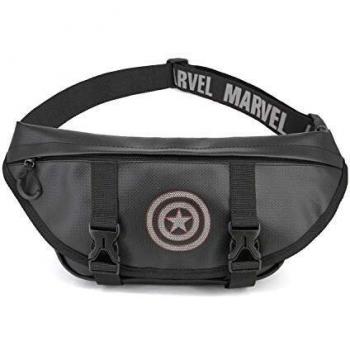 Karactermania KARACTERMANIA, Riñonera Adultos Unisex, Negro, 20.5 x 36 x 7.5 cm