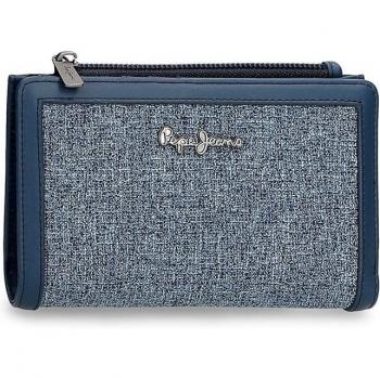 Cartera Pepe Jeans Maddie azul con tarjetero