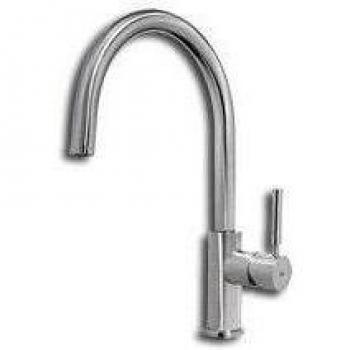 Grifo De Cocina Teka Monomando Inx 915 Color Inox Ref 749150200 Caño Alto Giratorio