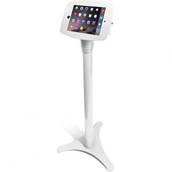 Maclocks Space Stand Piedistallo Regolabile e Custodia di Sicurezza per iPad, Bianco