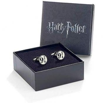 Oficial Warner Bros Harry Potter plataforma 9 3/4 plateado gemelos