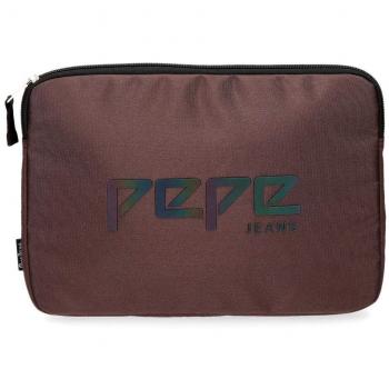 Pepe Jeans, Funda para Tablet, 30 cm, 1.32 Litros, Marrón