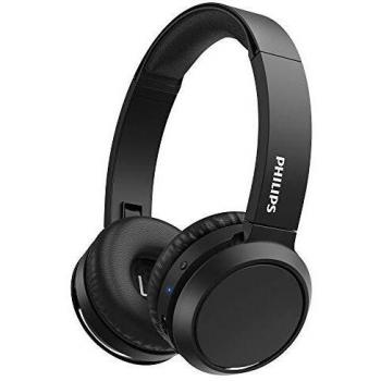 Philips 4000 series TAH4205BK/00 wireless on-ear headset music calls USB-C type Bluetooth black