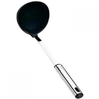 Caja de 12 uds de Cacillo Mango Acero Inoxidable, Parte Inferior Nylon Ibili 759100