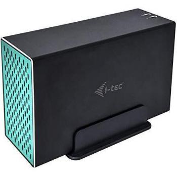 I-tec CAMYSAFEDUAL35 enclosure unità di archiviazione 3,5 Enclosure HDD Nero