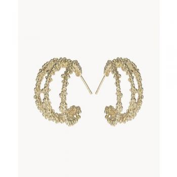 Pendientes Aro Triple Sand Dust