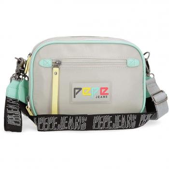 Bandolera Doble Compartimento Pepe Jeans Mind Beige