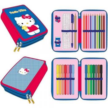 Plumero Triple Hello Kitty “Sanrio”