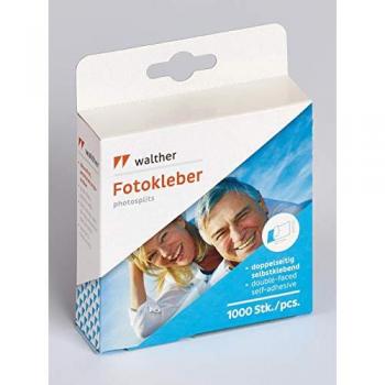 Adhesivo Doble Cara Blanco Walther 10x12mm 1000 Unidades