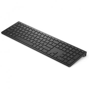 HP Pavilion 600: Tastiera Wireless con Ricevitore USB, Disposizione QWERTY Italiana, Nera (4CE98AA#ABZ)