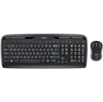 Clavier et souris sans fil Logitech 920-003978 Espagnol Qwerty Noir