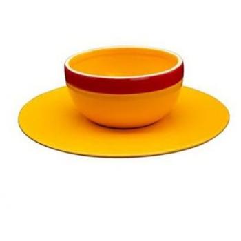 Set Abystyle Sombrero de Paja: Cuenco y Platillo