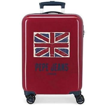 Pepe Jeans Andy Maleta de Cabina Roja 38x55x20 cms Rígida ABS