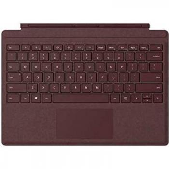 Surface Pro Signature – Copertura in Borgogna con tastiera QWERTY inglese