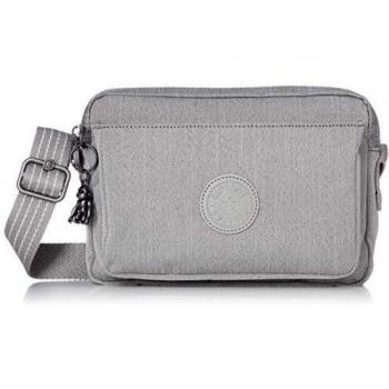 Kipling ABANU Bandolera, Mujeres, Gris Beige Pep (Multicolor), M