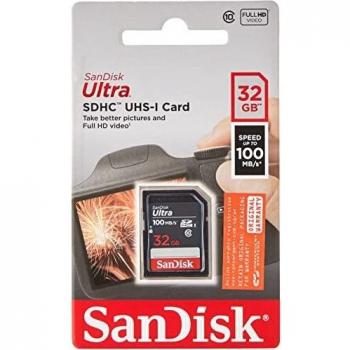 SanDisk Ultra 32GB SDHC Memory Card 100MB/s
