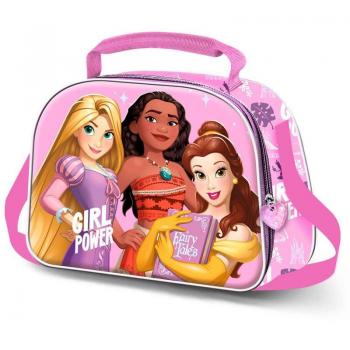 Bolsa Portameriendas 3D Princesas Disney Karactermania