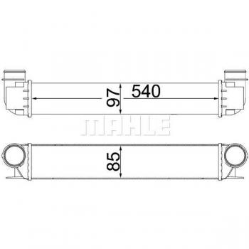 Intercooler MAHLE ORIGINAL CI 338 000S