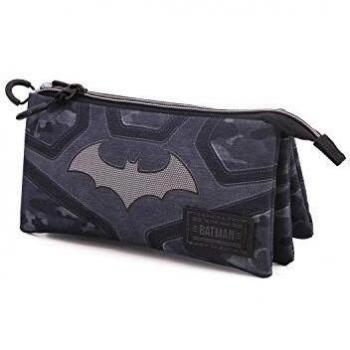 KARACTERMANIA 605, Estuche Portatodo Triple Batman Fear, Negro, Un Tamaño