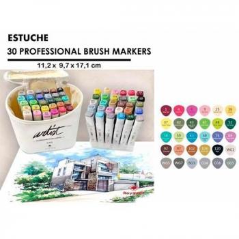 ROTULADORES LUXE BRUSH ARTIST 30 PZCS
