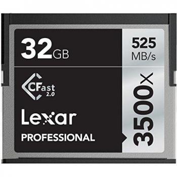 Cartuccia CompactFlash Lexar 32 GB 3500X Pro