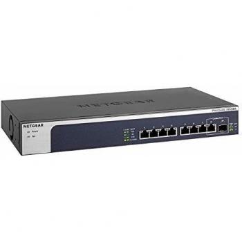 Netgear XS508M Switch Unmanaged a 8 Porte Multi-Gigabit Ethernet 10G, con 1 SFP+ da 10G, Montaggio su Desktop/Rack e Assistenza ProSAFE