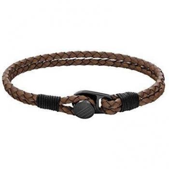 Pulsera Tommy Hilfiger Hombre Piel Marrón