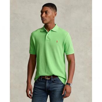 Polo Ralph Lauren Slim Cotton Polo Shirt, Green, Size S