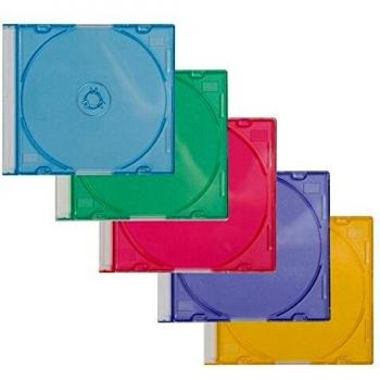 Q-CONNECT KF04384 – CD Box Slim Line Assortito