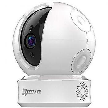 EZVIZ ez360 WLAN IP Telecamera di Sicurezza 720p HD, Wi-Fi, Interni Videocamera di Sorveglianza Audio Bidirezionale, Baby Monitor del Bambino & Animale, Visione Notturna, Audio Bidirezionale
