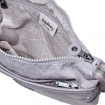 Kipling Arto S, Bolso bandolera para Mujer, Gris (Curiosity Grey), 25x21x3 cm