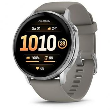 Venu 4 Plateado Smartwatch con Correa Gris