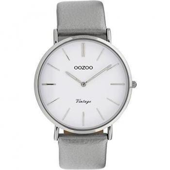 Reloj OOZOO Vintage Zilverkleurig/Wit C9960 (40 mm)