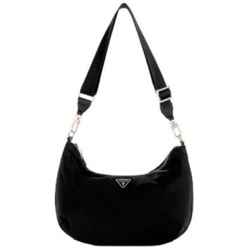 Bolsa de hombro Guess Eco Gemma Hobo S Negra