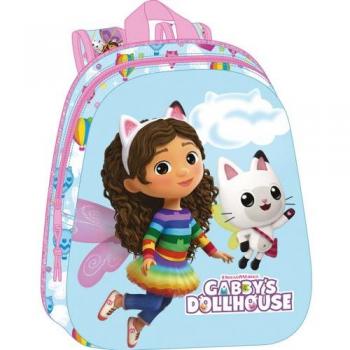 MOCHILA GUARDERIA 3D GABBY'S DOLLHOUSE PERGAMINO