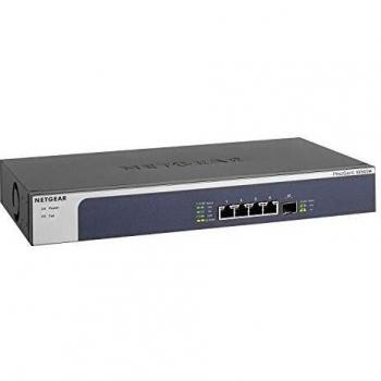 NETGEAR XS505M Switch Unmanaged a 5 porte Multi-Gigabit Ethernet 10G, con 1 SFP+ da 10 G, Montaggio su desktop/rack