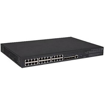 Hewlett Packard Enterprise FlexNetwork 5130-24G PoE+ 4SFP+ (370W) EI Managed Layer 3 Gigabit Ethernet (10/100/1000) Black 1U Supporto Power over Ethernet (PoE)