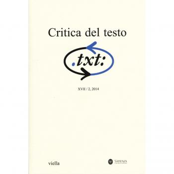 Critica del testo (Vol. 17/2)