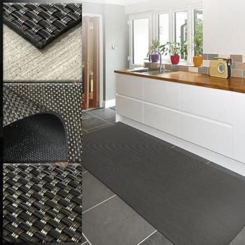 T & I 1979 Alfombra Vinil Resistente 912, Negra 40x40 Cm