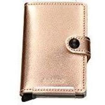Tarjetero Secrid Miniwallet Rosa Metálico